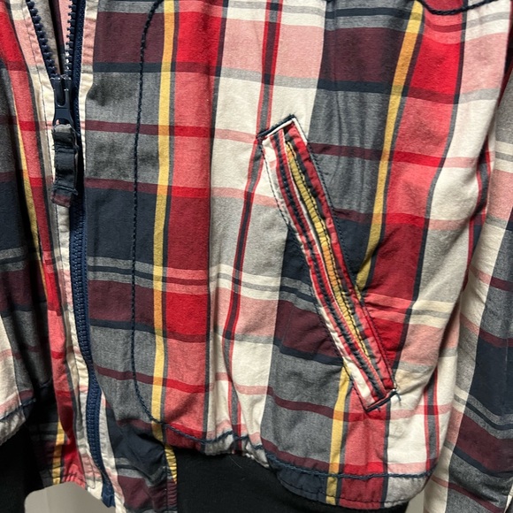 Gio-Goi Mens small checkered thin lightweight checkered jacket - Picture 11 of 12